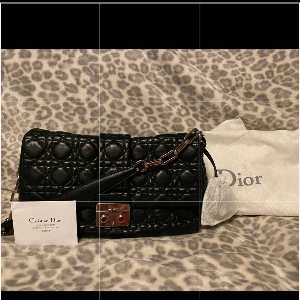 Dior Black Leather Handbag